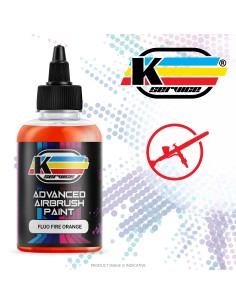 Farbe Fluoreszierendes Acryl Orange Wasserfeuer für...