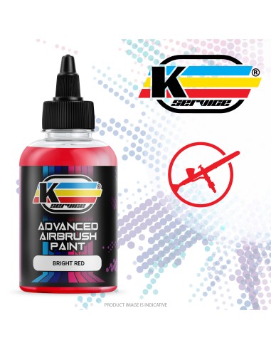 BRIGHT RED PROFESSIONAL ACRYLIC AIRBRUSH PAINT...