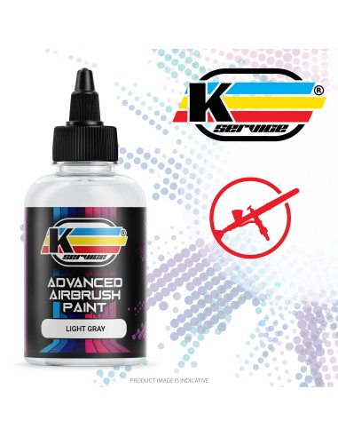 LIGHT GRAY PROFESSIONAL ACRYLIC AIRBRUSH PAINT...