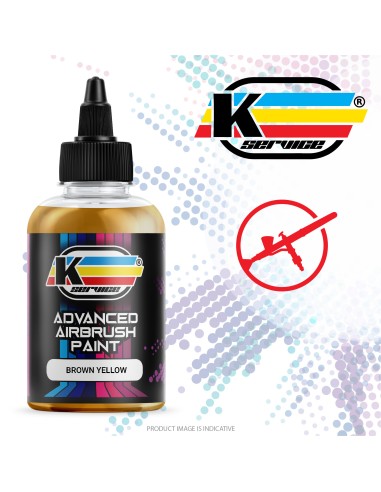 BROWN YELLOW PROFESSIONAL ACRYLIC AIRBRUSH...