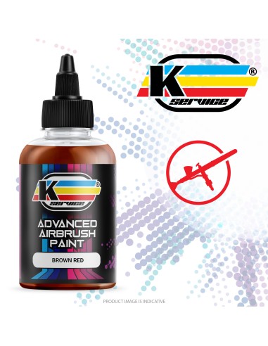 BROWN RED PROFESSIONAL ACRYLIC AIRBRUSH PAINT...
