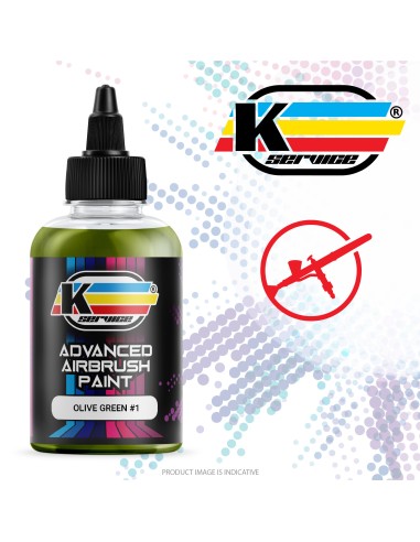 OLIVE GREEN PROFESSIONAL ACRYLIC AIRBRUSH PAINT...