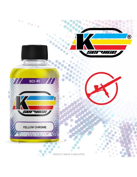 Fiat Yellow Oil Chrome Acrylic Color para aerógrafo - 30ML