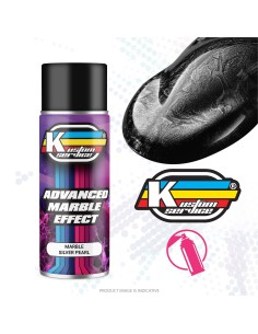 Vernice Custom Marmorizzata Spray Argento Perlato - 400ml