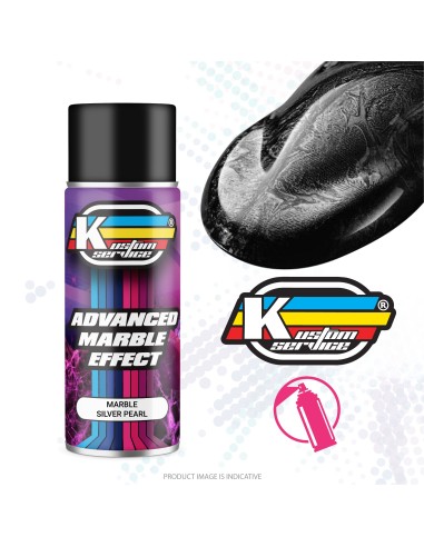 Vernice Custom Marmorizzata Spray Argento...