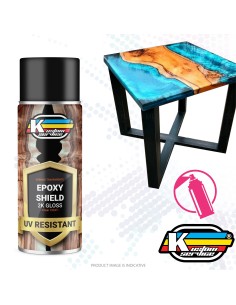 Barniz transparente para resina epoxi Spray Lucida 2K -...