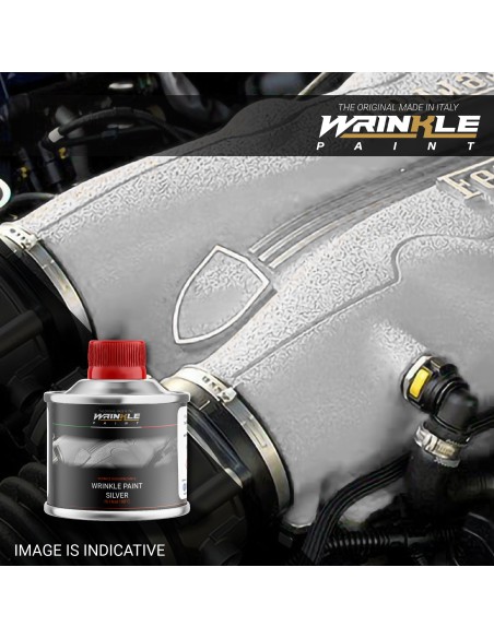 Vernice Raggrinzante Grigio Argento Ferrari XL (Metal Gray) Alta Temperatura - 500gr