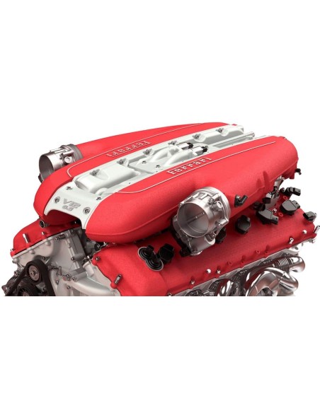 Pintura Vermiculada XL Rojo Ferrari Alta Temperatura para Motor - 500g