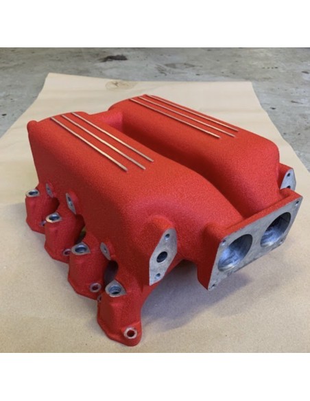 Ferrari-Rot Hochtemperatur-Wrinkle-Spraylack für Motoren - 400ml