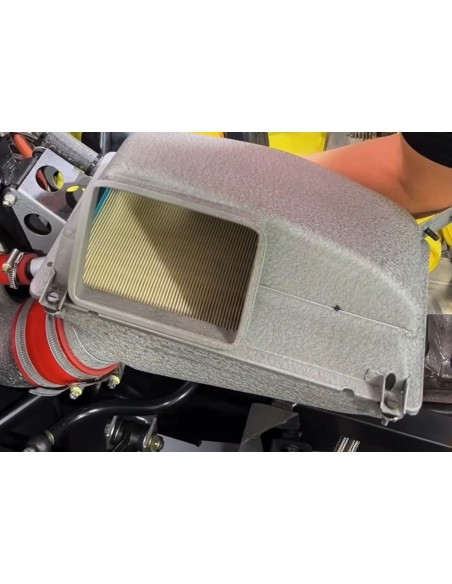 Wrinkle Paint Spray Ferrari Aluminium Silver XL High Heat - 400ml