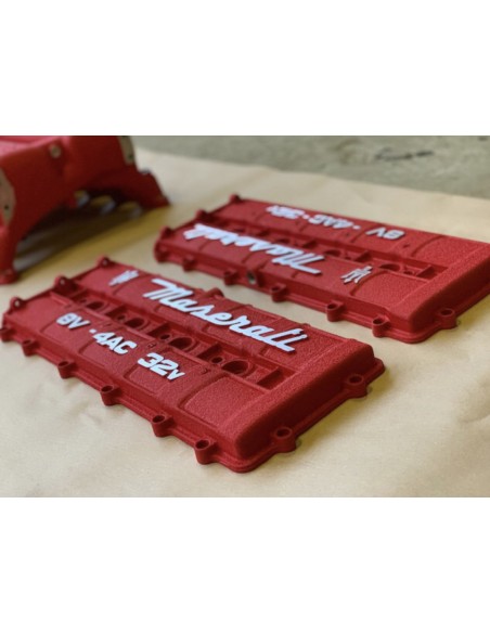 Vernice Raggrinzante Rosso Maserati Alta Temperatura Motore - 250gr