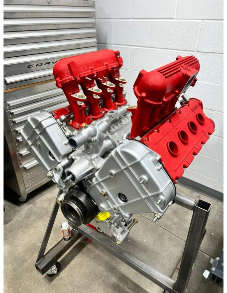 Vernice Raggrinzante Rosso Maserati Alta Temperatura Motore - 250gr