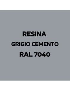Resina Pavimenti Grigio Cemento Opaco Similare Ral 7040...