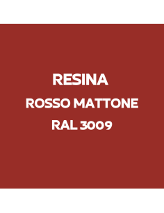 Resina Pavimenti Rosso Mattone Opaco Ral 3009 Garage...