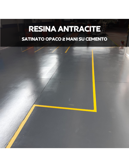 Resina Pavimenti Grigio Antracite Opaco Ral 7011 Garage Officine Appartamenti Terrazze Piscine Docce