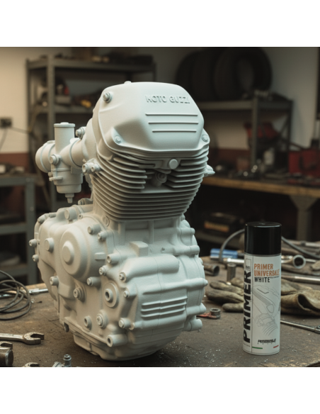 WHITE PRIMER Spray for Engine and Brake Calipers High Temperature - 400ml