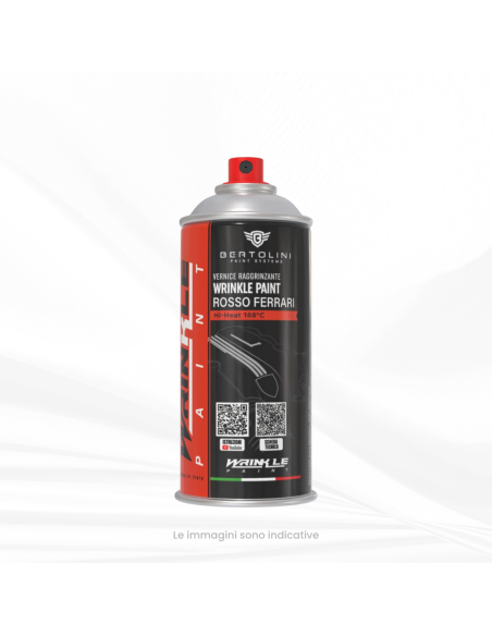 Ferrari-Rot Hochtemperatur-Wrinkle-Spraylack für Motoren - 400ml