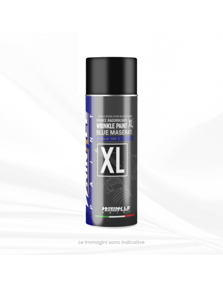 Vernice Raggrinzante Blu Maserati XL Spray Alta Temperatura Motore - 400ml