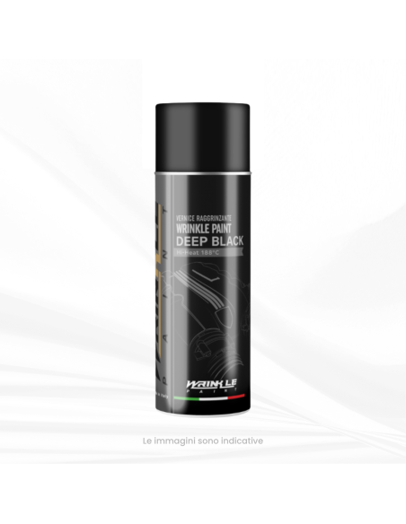 Wrinkle Spray Paint Deep Black Harley Davidson High-Temperature Engine - 400ml