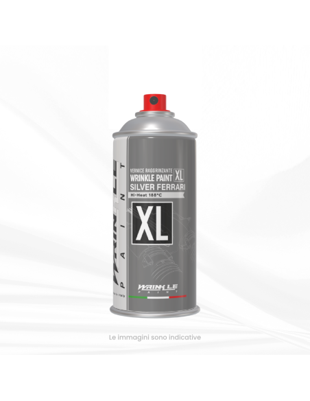 Peinture Vermiculée Gris Argenté Ferrari XL Spray Haute Température Moteur - 400m