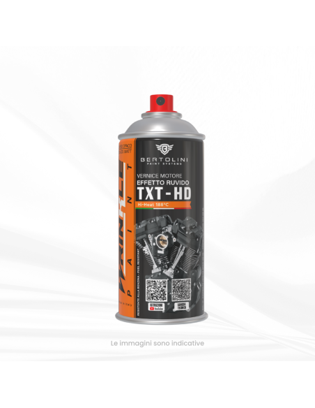 NERO OPACO TESTURIZZATO 2K Ibrido Spray Vernice Motore Alta Temperatura Goffrata - 400ml