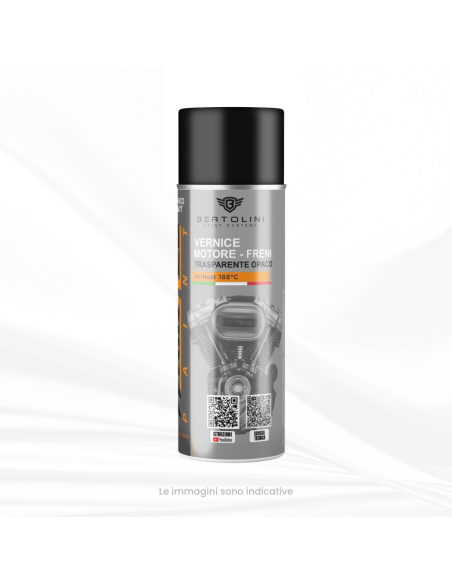 TRASPARENTE OPACO 1K SPRAY - Spray Vernice Motore e Pinze Alta Temperatura - 400ml