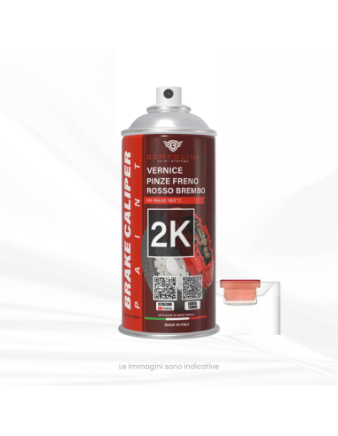 Rosso lucido Spray 2K - Vernice Spray Pinze E...
