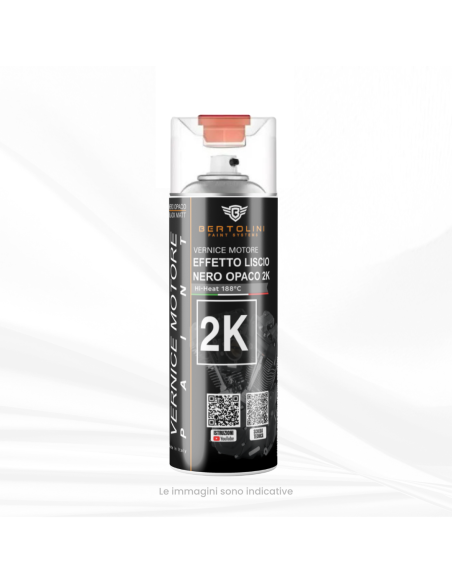 Spray 2K Engine And Brake Caliper Paint Black Satin - 400ml