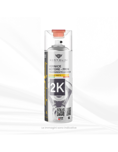 TRANSPARENT GLOSS 2K SPRAY - High Temperature...