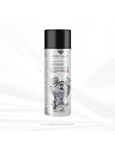 GRIS MÉTALLISÉ D'ÉPOQUE 1K - Peinture Moteur Spray Haute Température - 400ml