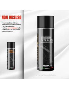 Vernice Raggrinzante Spray Nero Lamborghini Alta... 2