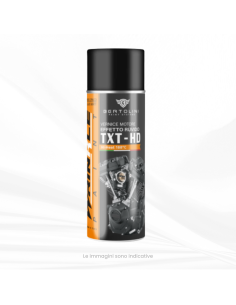 NERO OPACO TESTURIZZATO 2K Ibrido Spray Vernice Motore...