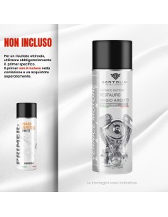 GRIGIO METALLIZZATO D'EPOCA 1K - Vernice Motore Spray... 2