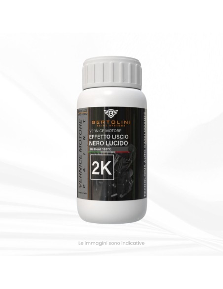 Engine Paint Black Gloss Ceramic 2k High Heat - 250gr
