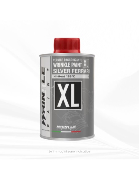 Vernice Raggrinzante Grigio Argento Ferrari XL (Metal Gray) Alta Temperatura - 500gr