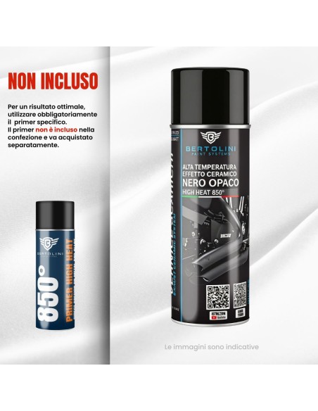 Peinture haute température noire mate céramique 850° - 400ml