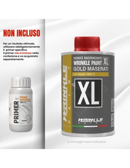 Peinture Craquelée Jaune Modena XL Haute Température pour Moteur - 500gr