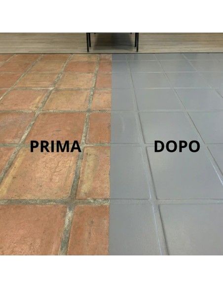 Resina Pavimenti Grigio Cemento Universale Garage Officine